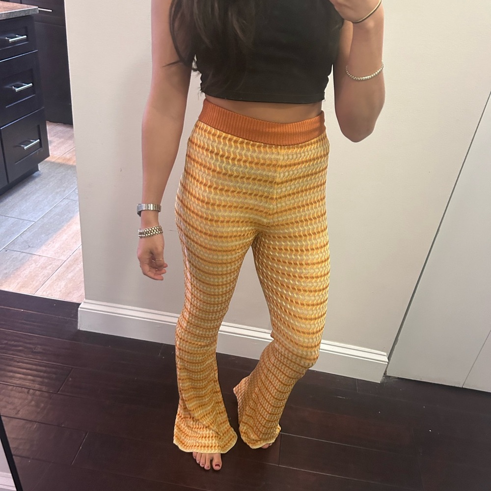 Eckhaus Latta Cobra Pants in Citrine, original price is $385